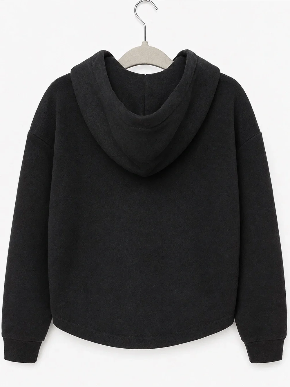 Nike Black Hoodie with White Swoosh Logo
